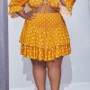 2-Pieces female | Fashion Design Polka Dot Navel Hot Girl Suit