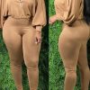 Jumpsuits & Rompers female | Sexy Slim Plus Size Solid Color Jumpsuit