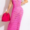 Dresses female | Sexy Crochet V-Neck Fringe Maxi Dress