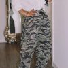 Bottoms female | Casual Camouflage Print Pants