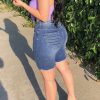 Bottoms female | Fashion High Waist Slim Denim Shorts