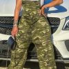 Jumpsuits & Rompers female | Casual Fashion Camouflage Loose Jumpsuit Overalls Multicolor