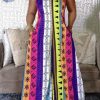 Jumpsuits & Rompers female | Fashion Print Pocket Wide Leg Jumpsuit Multicolor