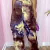 Jumpsuits & Rompers female | Nebula Tie-Dye Print Suspenders Loose Jumpsuit