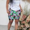 Bottoms female | Fashion High Waist Camo Ripped Pocket Straight Shorts