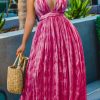 Dresses female | Fashion V-Neck Sling Sexy Print Plus Size Dress