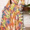 Dresses female | Fashion Print Chiffon V-Neck Maxi Dress