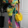 Jumpsuits & Rompers female | Bohemian Off Shoulder Ruffled Halter Jumpsuit Yellow