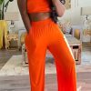 2-Pieces female | Solid Color Loose Multi-Wear Casual Three-Piece Pants Suit (With Headscarf)