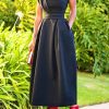 Dresses female | Elegant One Shoulder Pleated Plus Size Maxi Dress Black