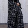 Tops & Outerwear female | Fashion Temperament Versatile Loose Printed Cardigan Long Coat