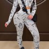 2-Pieces female | F Ion Casual Printed Sports Leggings Set Ash