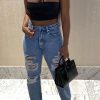 Tops & Outerwear female | Irregular Oblique Shoulder Strap Personalized Tube Top Short Camisole Black