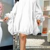 Dresses female | Off Shoulder Batwing Sleeve Babydoll Dress