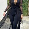 Jumpsuits & Rompers female | Sexy Solid Split Joint Asymmetrical Plus Size Jumpsuit