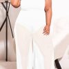 Jumpsuits & Rompers female | Fashion Stitching Loose Wide-Leg Jumpsuit (Plus Size)