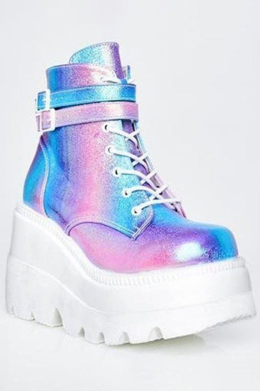 Accessories female | Thick-Soled Colorful High-Top Casual Shoes