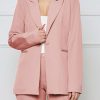 2-Pieces female | Urban Solid Color Lapel Blazer & Shorts 2Pc Suit