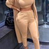 2-Pieces female | Comfortable Solid Color Camisole Mid-Long Blouse Slim Pant Three Piece Suits