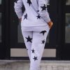 2-Pieces female | Fashion Casual Offset Star Set