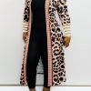 Tops & Outerwear female | Fashion Printed Casual Fashion Long Cardigan Coat