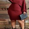 2-Pieces female | Casual Turtleneck Loose Long Sleeve Sweater Knit Dress Two Piece Set