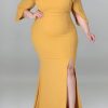 Dresses female | Sexy Ruffle Sleeve Hip Backless Dress