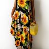 Dresses female | See The Sunrise Maxi Dress Yellow