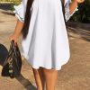 Dresses female | Fashion Plus Size Ruffle Sleeve 5Xl Dress