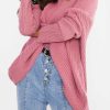 Tops & Outerwear female | Loose Pullover V Neck Long Sleeve Sweater