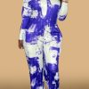 Jumpsuits & Rompers female | Fashion Casual Print Basic Off The Shoulder Regular Jumpsuit