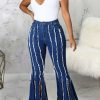 Bottoms female | Personalized Fringed Fringed Stretch Flared Jeans