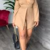 Jumpsuits & Rompers female | Sexy Personality Deep V Suit Jumpsuit Khaki