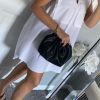 Dresses female | Lapel Sleeveless Cargo Patch Pocket Shirt Dress