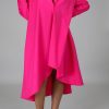 Dresses female | Loose Fashion Irregular Casual Shirt Dress