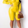 Jumpsuits & Rompers female | Sexy Off Shoulder Long Sleeve Faux Leather Solid Color Rompers