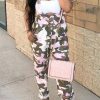 Jumpsuits & Rompers female | Casual Camouflage Overalls