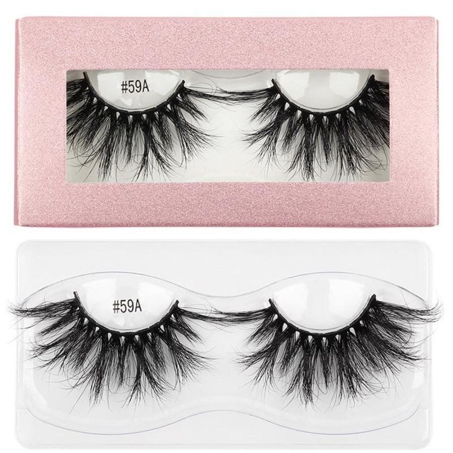 Accessories female | Mink Fur Dense Natural False Eyelashes