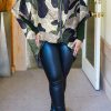 Tops & Outerwear female | Personalized Camouflage Print Zip Slit Quilted Hooded Cotton Clothing Multicolor